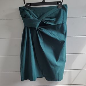 Metrostyle | NWOT Green Knotted Tall Wrap Skirt